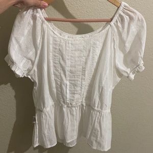 Women’s Medium White Dress Up Shirt